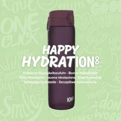 Ion8 Leak Proof 1 Litre Water Bottle, BPA Free, Blackberry, 1100ml (36oz) Water Bottles 15 Ion8 Leak Proof 1 Litre Water Bottle, BPA Free, Blackberry, 1100ml (36oz) Water Bottles