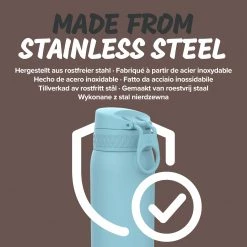 Ion8 Leak Proof Kids' Water Bottle, Stainless Steel, Alaskan Blue, 400ml (13oz) Water Bottles 13 Ion8 Leak Proof Kids' Water Bottle, Stainless Steel, Alaskan Blue, 400ml (13oz) Water Bottles