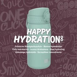 Water Bottles Ion8 Leak Proof Water Bottle, Vacuum Insulated, Turquoise, 320ml (11oz) 16 Water Bottles Ion8 Leak Proof Water Bottle, Vacuum Insulated, Turquoise, 320ml (11oz)