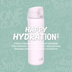 Ion8 Leak Proof Slim Water Bottle, Stainless Steel, Lilac Dusk, 600ml (20oz) 16 Ion8 Leak Proof Slim Water Bottle, Stainless Steel, Lilac Dusk, 600ml (20oz)