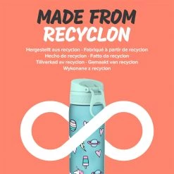 Water Bottles Ion8 Leak Proof Slim Water Bottle, BPA Free, Planet Unicorns, 600ml (20oz)