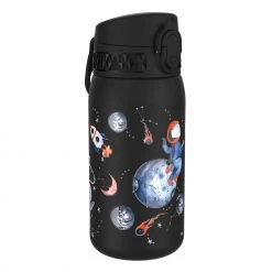 Ion8 Leak Proof Kids' Water Bottle, Stainless Steel, Space, 400ml (13oz)