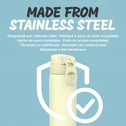 Ion8 Leak Proof Slim Water Bottle, Stainless Steel, Eco Shoot, 600ml (20oz) 12 Ion8 Leak Proof Slim Water Bottle, Stainless Steel, Eco Shoot, 600ml (20oz)