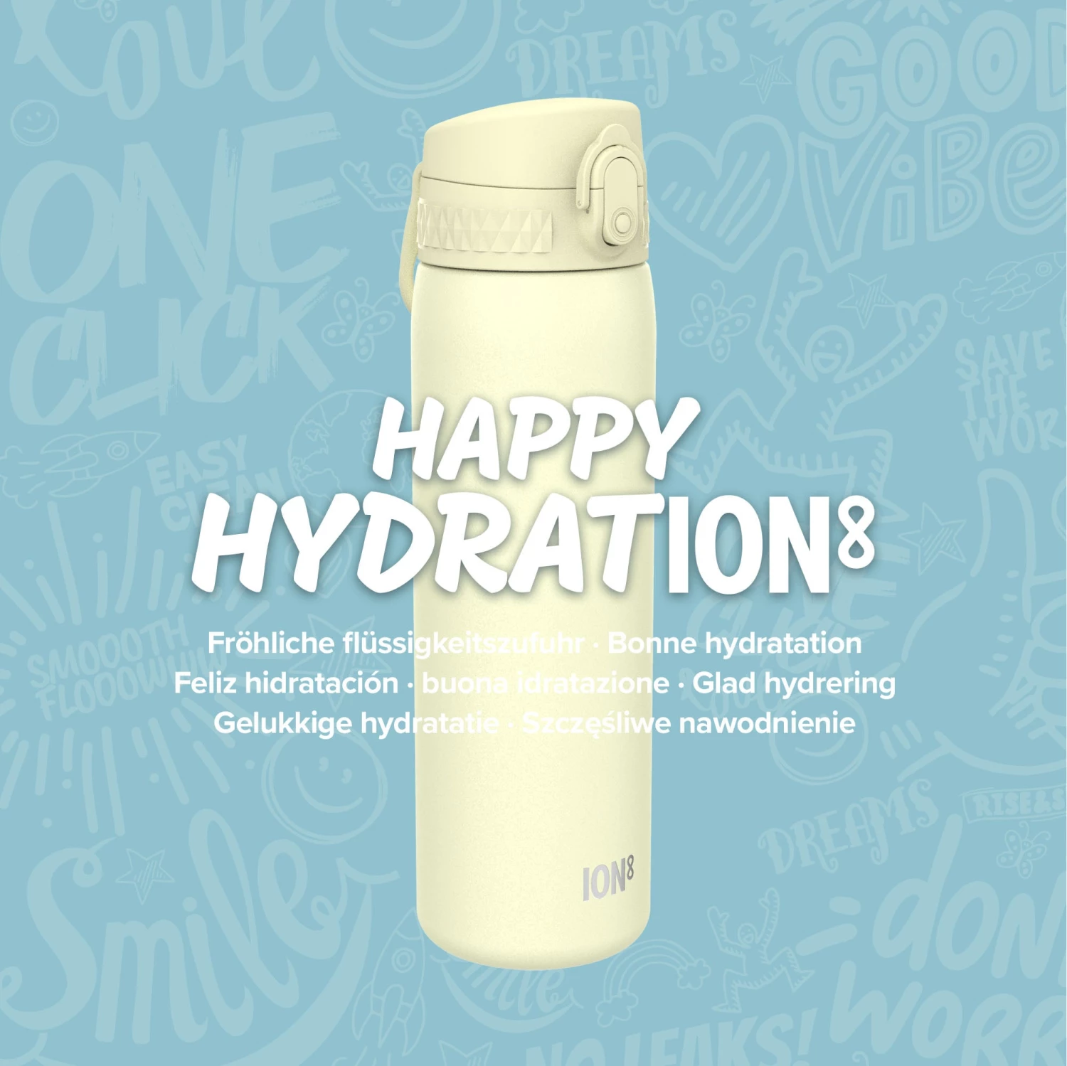 Ion8 Leak Proof Slim Water Bottle, Stainless Steel, Eco Shoot, 600ml (20oz) 7 Ion8 Leak Proof Slim Water Bottle, Stainless Steel, Eco Shoot, 600ml (20oz)