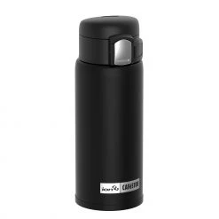 Ion8 Cafestor Reusable Cup, Vacuum Insulated, Black, 360ml