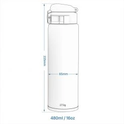 Ion8 CaféStor Reusable Cup, Vacuum Insulated, Black, 480ml Travel Mugs 12 Ion8 CaféStor Reusable Cup, Vacuum Insulated, Black, 480ml Travel Mugs