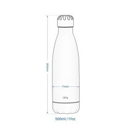 Water Bottles Ion8 Friends Of The Earth Steel Water Bottle, Vacuum Insulated, Seals, 500ml