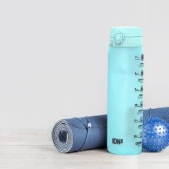Water Bottles Ion8 Leak Proof 1 Litre Water Bottle, BPA Free, Sonic Blue Motivator, 1100ml