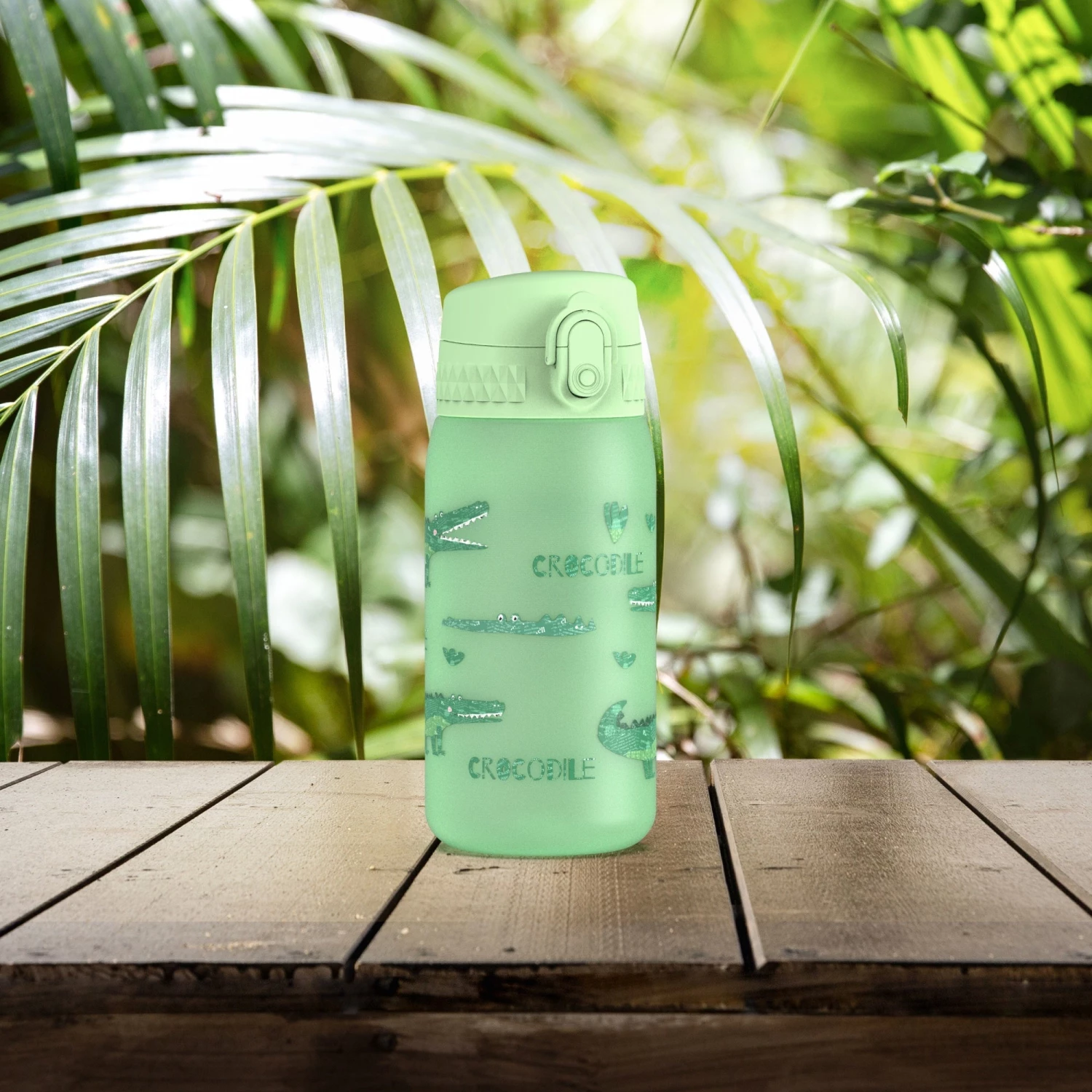 Ion8 Leak Proof Kids' Water Bottle, BPA Free, Crocodiles, 400ml (13oz) 2 Ion8 Leak Proof Kids' Water Bottle, BPA Free, Crocodiles, 400ml (13oz)