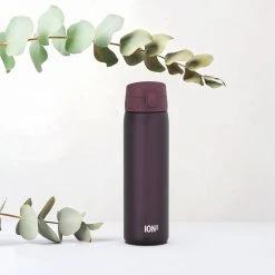 Water Bottles Ion8 Leak Proof Slim Water Bottle, BPA Free, Blackberry, 600ml (20oz)