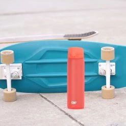 Ion8 Leak Proof Slim Water Bottle, BPA Free, Coral, 600ml (20oz)