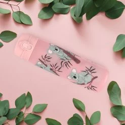 Ion8 Leak Proof Slim Water Bottle, BPA Free, Koala, 600ml (20oz) Water Bottles