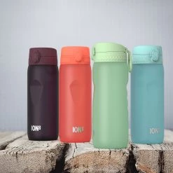 Ion8 Leak Proof Cycling Water Bottle, BPA Free, Coral, 750ml (24oz)