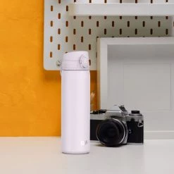 Ion8 Leak Proof Slim Water Bottle, Stainless Steel, Lilac Dusk, 600ml (20oz)