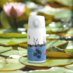Ion8 Leak Proof Water Bottle, Vacuum Insulated, Frog Pond, 320ml (11oz)