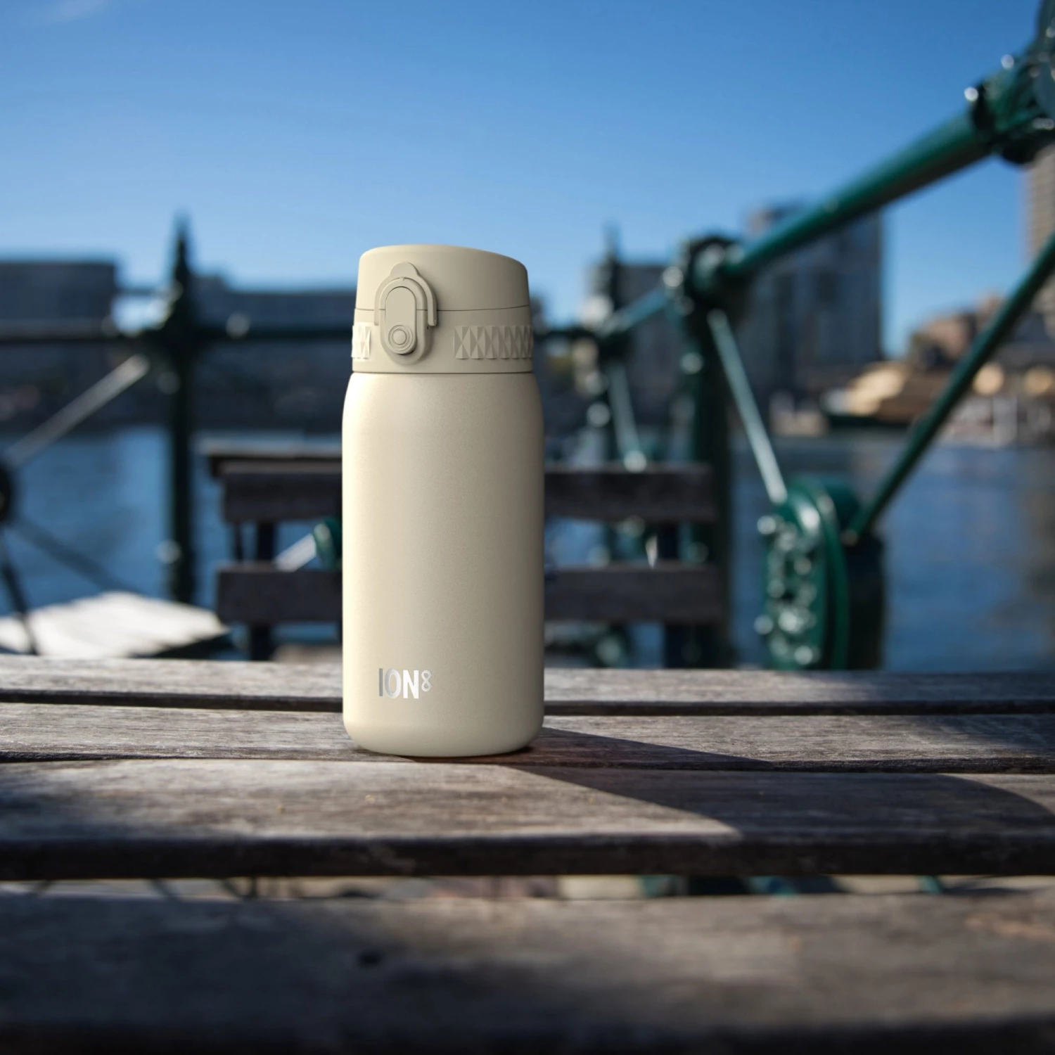 Ion8 Leak Proof Water Bottle, Vacuum Insulated, Peach Tofu, 320ml (11oz) 2 Ion8 Leak Proof Water Bottle, Vacuum Insulated, Peach Tofu, 320ml (11oz)