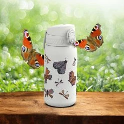 Ion8 Leak Proof Water Bottle, Vacuum Insulated, Butterfly, 320ml (11oz)