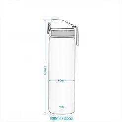 Ion8 Leak Proof Slim Water Bottle, BPA Free, Mint Aqua, 600ml Water Bottles 15 Ion8 Leak Proof Slim Water Bottle, BPA Free, Mint Aqua, 600ml Water Bottles
