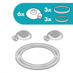 Ion8 Leak Proof Replacement Water Bottle Seals FAMILY PACK
